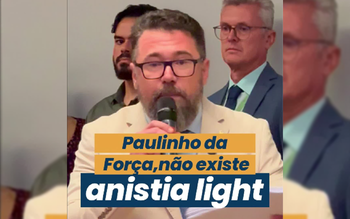 Paulinho da força, não existe anistia light